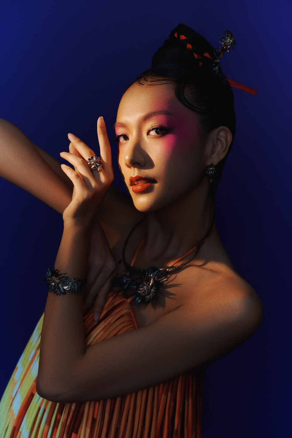 Thí sinh Vũ Mỹ Ngân. (Ảnh: CTV/Vietnam+)