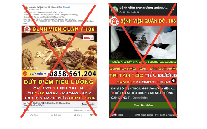 Cảnh giác với các chiêu trò mạo danh Bệnh viện 108 để lừa đảo ảnh 1