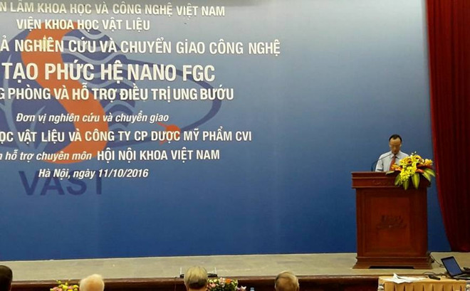 Việt Nam chế tạo thành công phức hệ Nano FGC điều trị ung thư ảnh 1