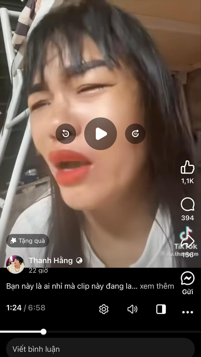 Tài khoản Tiktok DTT được nhiều người chia sẻ những ngày gần đây liên quan thông tin về việc bệnh nhân ung thư phải "lót tay" nhân viên y tế tại Bệnh viện K. Tai khoan 1.jpg