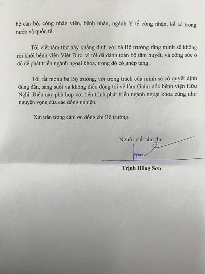 Bộ Y tế phản hồi "tâm thư" của phó Giám đốc Bệnh viện Việt Đức ảnh 4