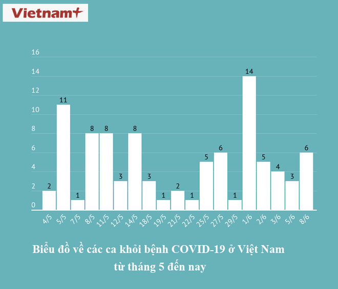 Thêm 6 ca khỏi bệnh, Việt Nam chữa thành công cho 95% ca mắc COVID-19 ảnh 2