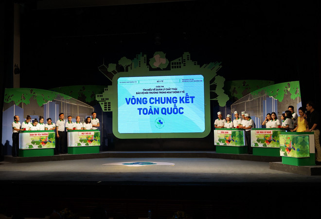 Bệnh viện Phổi TW chiến thắng cuộc thi về quản lý chất thải y tế ảnh 1