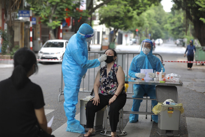 Sáng 17/8: Hà Nội thêm 17 ca mắc mới COVID-19, riêng Thường Tín 11 ca ảnh 1