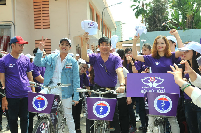 Lan Phương, Văn Mai Hương : Kêu gọi môi trường không khói thuốc lá ảnh 9