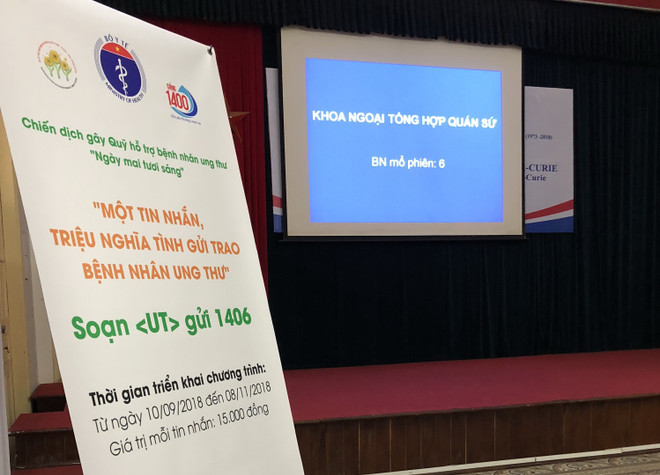 Phát động chiến dịch nhắn tin ủng hộ bệnh nhân ung thư ảnh 1