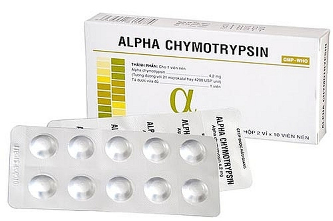 Đề nghị thanh toán bảo hiểm y tế với thuốc Alphachymotrypsin ảnh 1