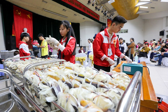 Viện huyết học: Lượng máu O dự trữ đã tăng lên từng ngày ảnh 1