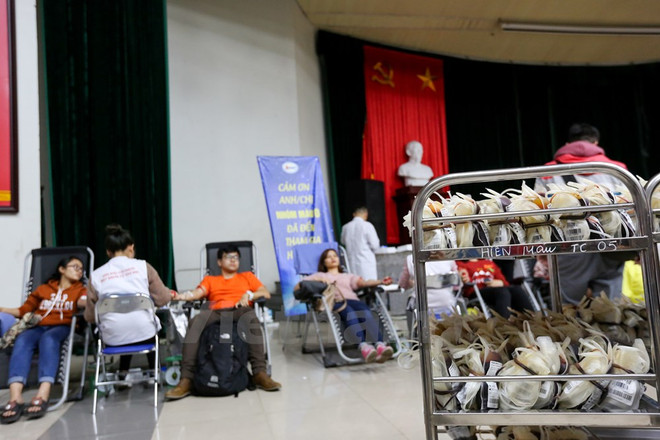 Ngày hội Chủ nhật đỏ dự kiến sẽ thu về 35.000 đơn vị máu ảnh 1