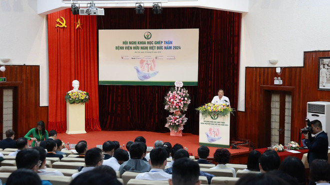 Các đại biểu tham dự Hội nghị Khoa học ghép thận. (Ảnh: PV/Vietnam+) hoi nghi.jpg