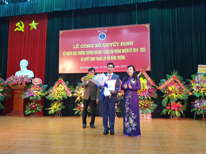 Bổ nhiệm Hiệu trưởng Trường Đại học Y dược Hải Phòng từ thi tuyển ảnh 1