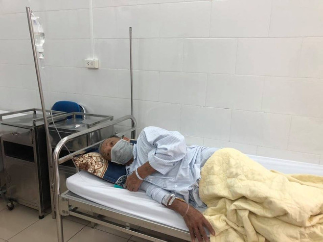 Một trường hợp mắc bệnh Whitmore đang điều trị tại Bệnh viện Bạch Mai. (Ảnh: PV/Vietnam+) Bộ Y tế: Giám sát chặt chẽ bệnh Whitmore tại các tỉnh miền Trung ảnh 1