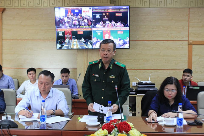 Thiếu tướng Nguyễn Đức Mạnh - Phó Tư lệnh Bộ tư lệnh Bộ đội Biên phòng. (Ảnh: PV/Vietnam+) Phòng chống dịch COVID-19: Mùa Đông năm nay sẽ rất khốc liệt ảnh 2