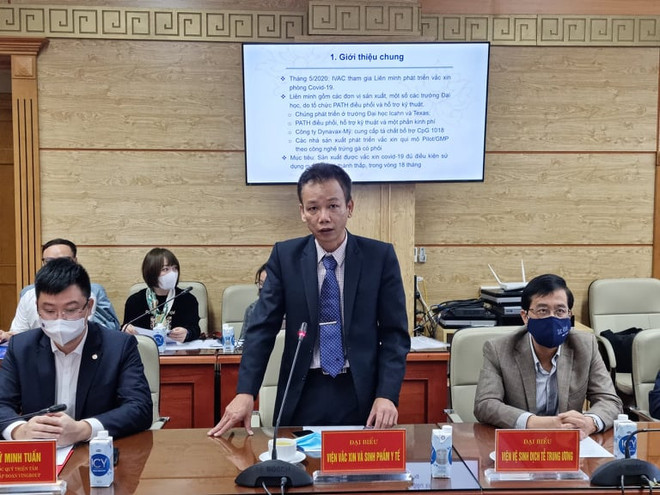 Tiến sỹ Dương Hữu Thái - Viện trưởng Viện Vắcxin và Sinh phẩm Y tế. (Ảnh: PV/Vietnam+) Vắcxin COVIVAC: Kết quả nghiên cứu ở 3 quốc gia an toàn, hiệu quả ảnh 3