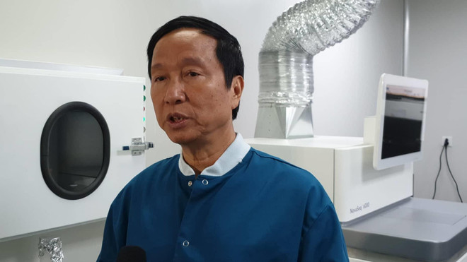 Giáo sư Nguyễn Thanh Liêm - Viện trưởng Viện Nghiên cứu Tế bào gốc và công nghệ Gen Vinmec. (Ảnh: T.G/Vietnam+) Công bố kết quả của dự án nghiên cứu lớn nhất về hệ gene người Việt ảnh 2
