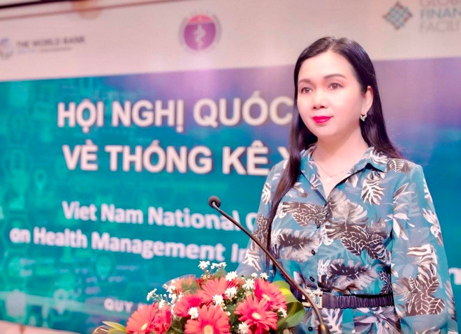 Phó giáo sư Phan Lê Thu Hằng - Phó Vụ trưởng Vụ Kế hoạch Tài chính (Bộ Y tế). (Ảnh: PV/Vietnam+) chị Hằng.jpeg