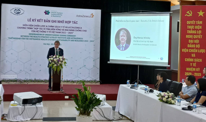 Ông Marcus Winsley-Phó Đại sứ Anh tại Việt Nam. (Ảnh: PV/Vietnam+) Cấp thiết đánh giá toàn diện hiện trạng của hệ thống y tế Việt Nam ảnh 2