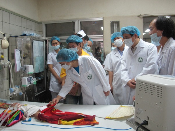 Viện Nhi Trung ương không còn bệnh nhân sởi nằm ghép giường ảnh 1