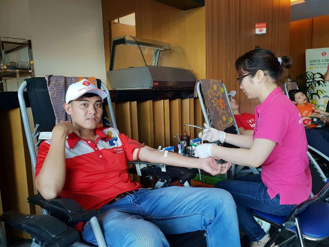 Lotte tổ chức ngày hội hiến máu tình nguyện vì cộng đồng ảnh 1