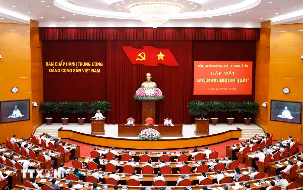 Tổng Bí thư, Chủ tịch nước: Khắc phục nhận thức lệch lạc, coi quy hoạch là giữ chỗ, là xếp hàng đến lượt- Ảnh 1.