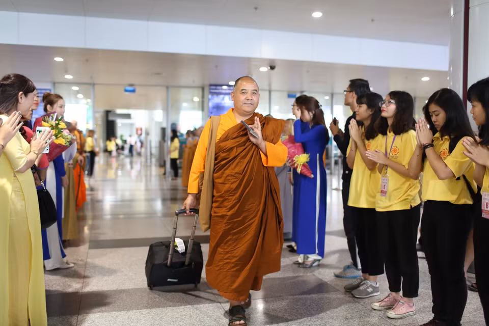 Các quốc gia có đông đảo đại biểu tham dự như: Srilanka 178 đại biểu, Ấn Độ 169 đại biểu, Trung Quốc 99 đại biểu, Bangladesh 49 đại biểu, Mỹ 47 đại biểu… (Ảnh: PV/Vietnam+)