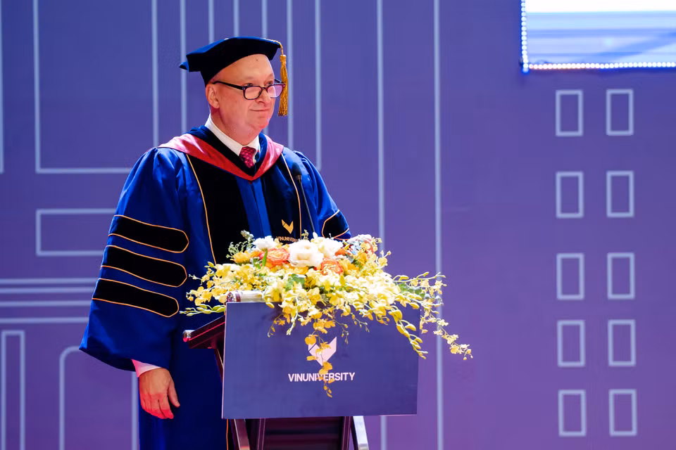 VinUni chính thức có Tân Hiệu trưởng – GS David Bangsberg. Ông đồng thời kiêm nhiệm vị trí Viện trưởng Viện Khoa học Sức khỏe của VinUni.. (Nguồn: Vietnam+)