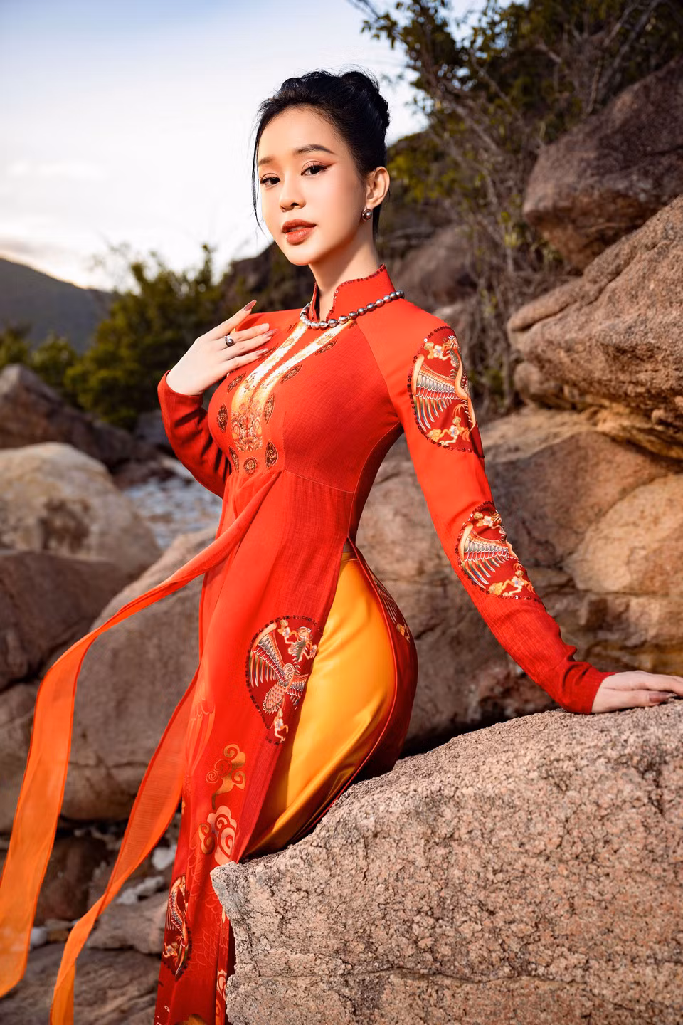 Thí sinh Đỗ Trần Ngọc Thảo, SBD 311. (Ảnh: PV/Vietnam+)