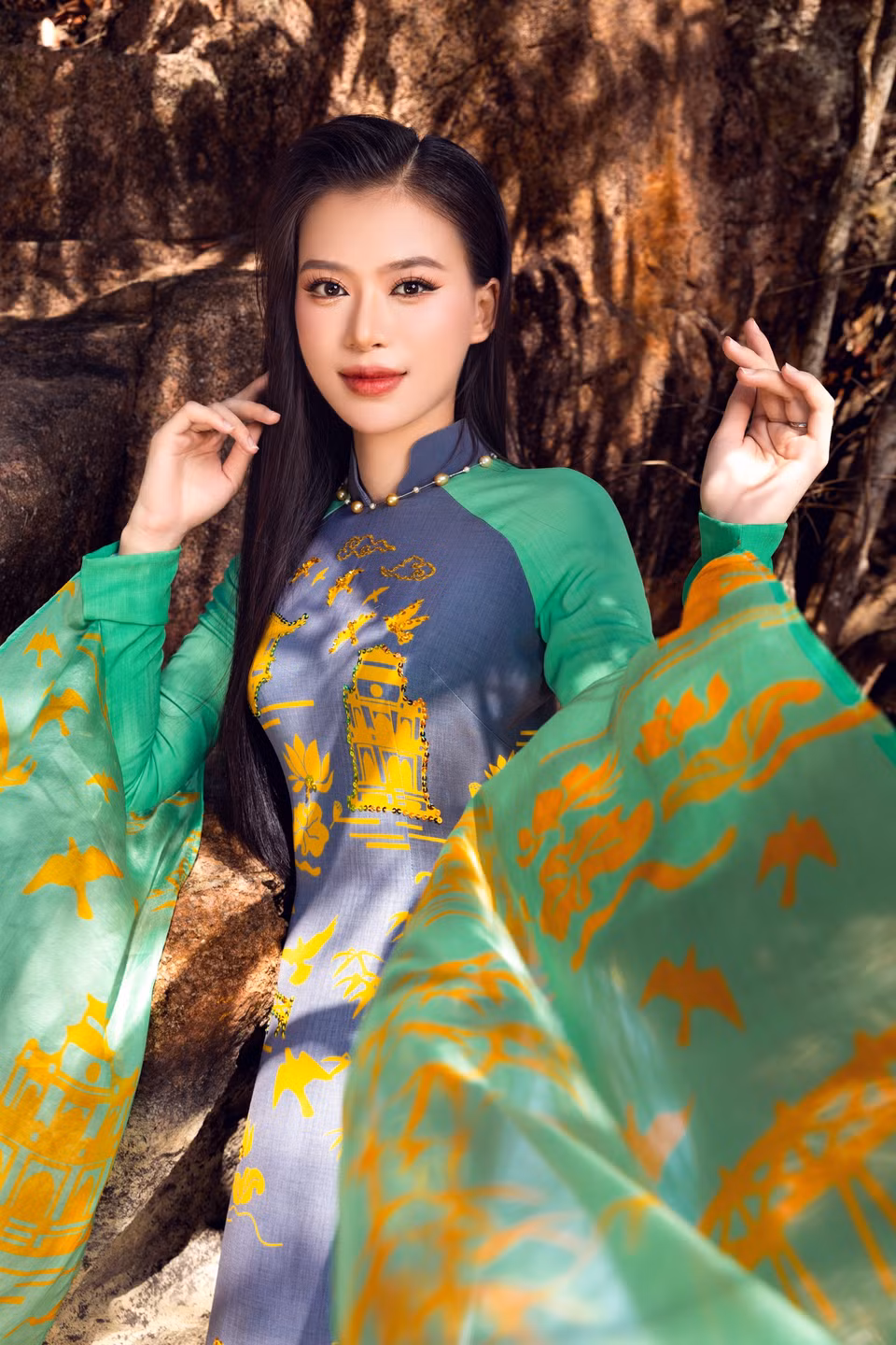 Thí sinh Mai Thị Hà Thu, SBD 068. (Ảnh: PV/Vietnam+)