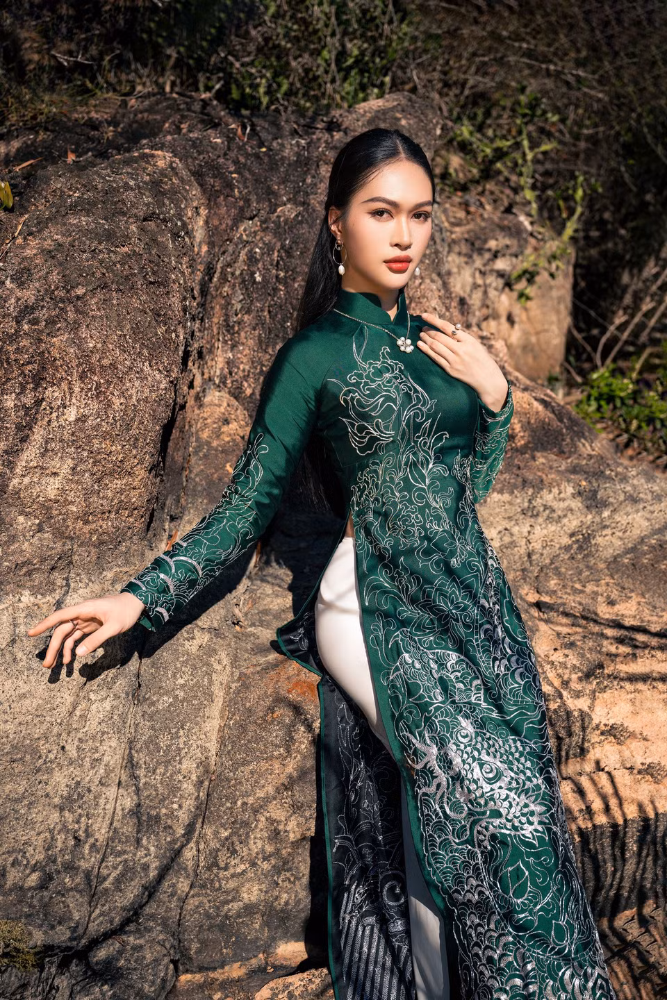 Thí sinh Võ Tấn Sanh Vy, SBD 095. (Ảnh: PV/Vietnam+)