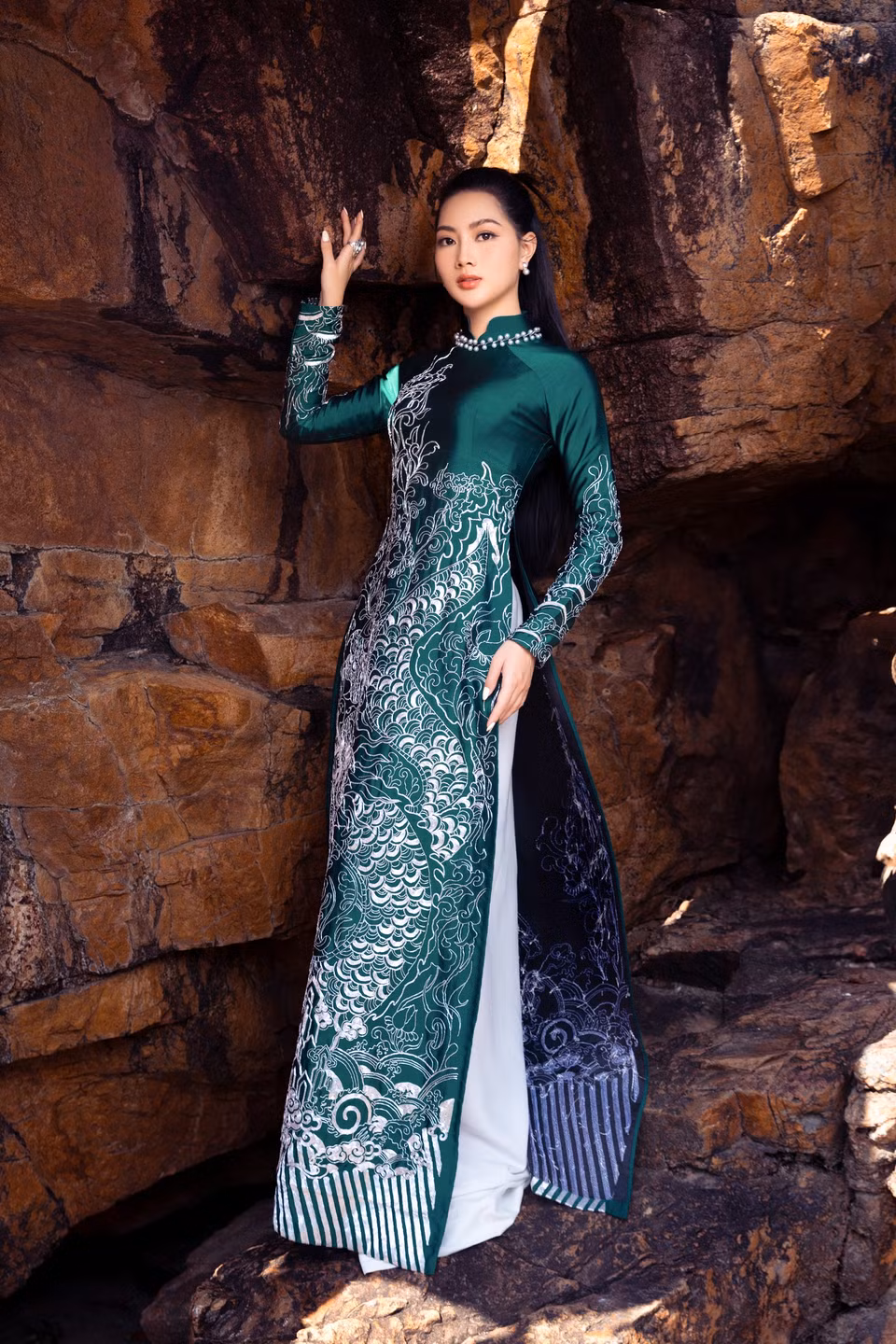 Thí sinh Võ Quỳnh Thư, SBD164. (Ảnh: PV/Vietnam+)