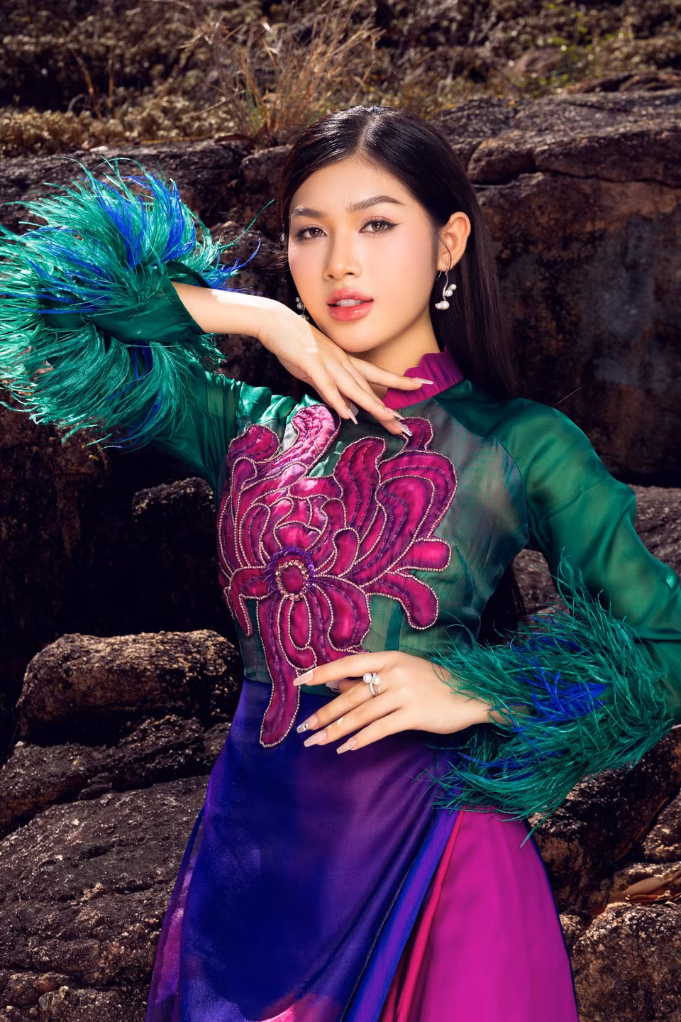 Thí sinh Đỗ Thùy Dung, SBD 174. (Ảnh: PV/Vietnam+)