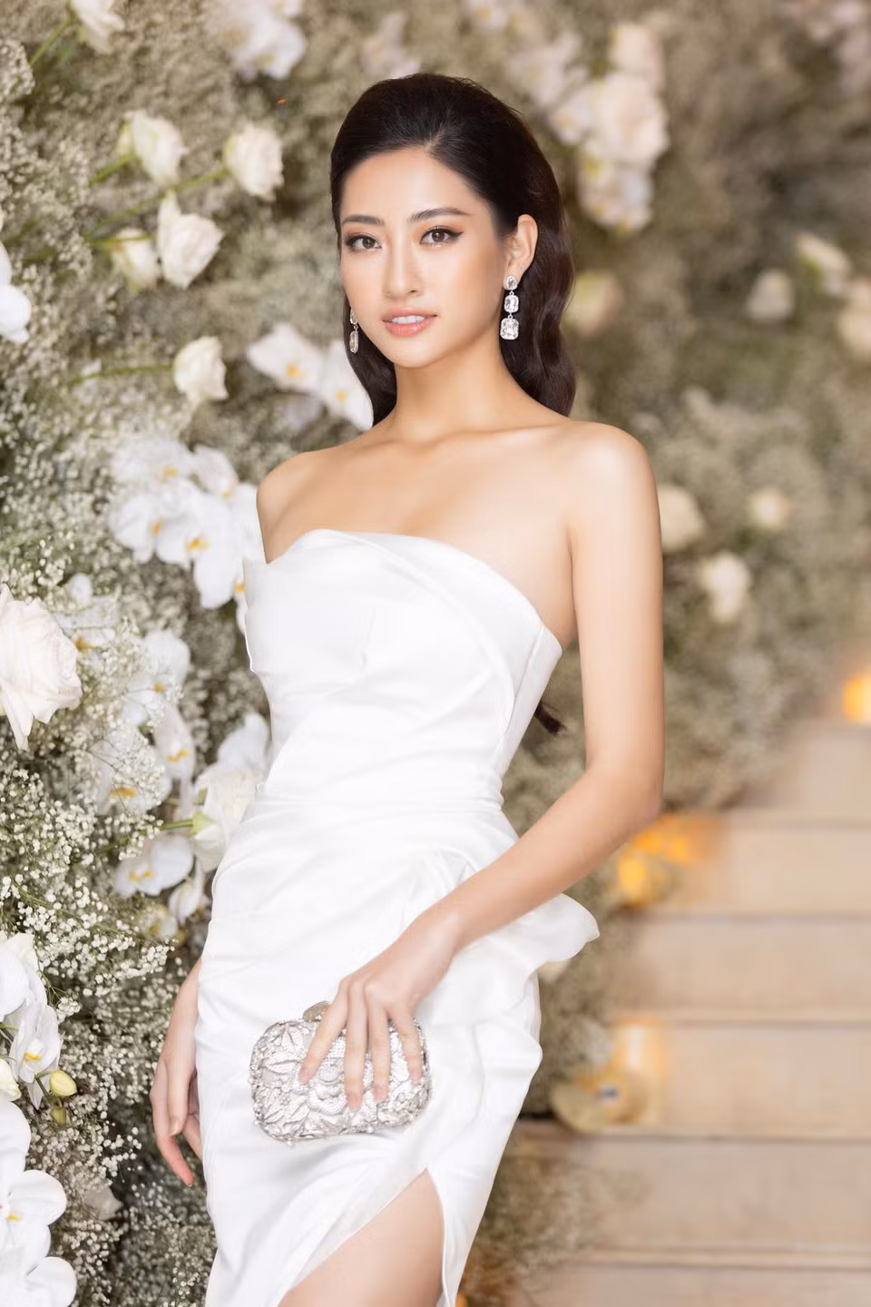 Nổi bật với chiều cao 1m78, Hoa hậu Lương Thùy Linh ‘phá bỏ’ hình ảnh an toàn trước đây và hướng dần đến nét đẹp sắc sảo, mặn mà. (Ảnh: Huy Nguyễn/Vietnam+)
