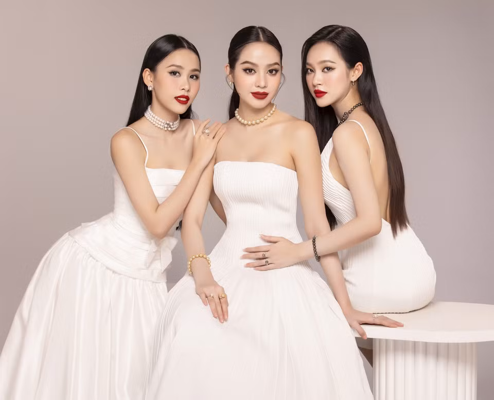 Sau 4 tháng đăng quang, top 3 Hoa hậu Việt Nam 2022 đều cho thấy sự trưởng thành và nhan sắc ngày càng thăng hạng. (Ảnh: CTV/Vietnam+)