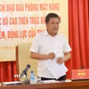 Ông Trần Phong, Bí thư Tỉnh ủy Khánh Hòa phát biểu. (Ảnh: Xuân Triệu /TTXVN)
