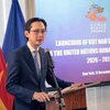 Thứ trưởng Bộ Ngoại giao Đỗ Hùng Việt. (Ảnh: Trần Thanh Tuấn/ TTXVN)