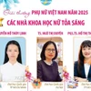 Giải thưởng Phụ nữ Việt Nam năm 2025: Các nhà khoa học nữ tỏa sáng 