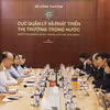 Cục Quản lý và Phát triển thị trường trong nước (Bộ Công thương) đã có buổi làm việc song phương với Cơ quan Sáng chế Nhật Bản (JPO). (Nguồn: Nhân dân)