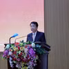 Chủ tịch UBND tỉnh Ninh Bình Nguyễn Thanh Bình phát biểu nhận nhiệm vụ. (Ảnh: Đại Nghĩa/TTXVN)