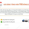 Giá xăng đồng loạt tăng hơn 700 đồng mỗi lít 