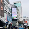 Banner tuyên truyền về năm APEC 2026 tại khu vực Hoa Cường Bắc (Thâm Quyến, Trung Quốc). (Ảnh: Việt Đức/Vietnam+)