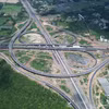 Nút giao Long Thành giao giữa cao tốc Biên Hòa-Vũng Tàu và cao tốc Thành phố Hồ Chí Minh-Long Thành-Dầu Giây. (Ảnh: Công Phong/TTXVN)