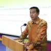 Ông Agustaviano Sofjan, Tổng Lãnh sự Indonesia tại Thành phố Hồ Chí Minh phát biểu tại hội thảo. (Ảnh: Xuân Anh/TTXVN)