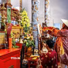 Trong trang phục truyền thống, các bậc bô lão thực hiện những nghi thức cuối cùng tại lễ Chánh tế và Hoàn tạ, chính thức khép lại Lễ hội Điện Huệ Nam 2026. (Ảnh: Vân Chi/TTXVN phát)