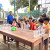 Hơn 2.000 trẻ em ở xã La Dạ (Lâm Đồng) được tham gia các đợt sinh hoạt hè 2026 do Đoàn thanh niên xã La Dạ tổ chức. (Ảnh: Hồng Hiếu/TTXVN)