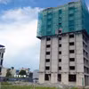 Dự án nhà ở xã hội Bệnh viện Hữu nghị Việt Đức gồm 1 tòa nhà 10 tầng với 216 căn hộ. (Ảnh: Nguyễn Chinh/TTXVN)