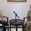 Ông Beni Sukadis, Điều phối viên cao cấp của Viện Nghiên cứu Quốc phòng và Chiến lược Indonesia (LESPERSSI), trả lời phỏng vấn TTXVN tại Indonesia. (Ảnh: Minh Thái/TTXVN)