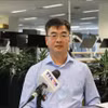 Giáo sư Nghiêm Đức Long, Giám đốc Trung tâm môi trường và nước thuộc Đại học Công nghệ Sydney, Chủ tịch Hội trí thức và chuyên gia Việt Nam tại Australia. (Ảnh: Văn Linh/TTXVN)