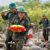 Thực hiện "Chiến dịch 500 ngày đêm", các đội quy tập đã tìm kiếm, cất bốc 60 hài cốt liệt sĩ trên địa bàn tỉnh Quảng Trị và nước bạn Lào. (Ảnh: TTXVN phát)