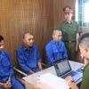  Các đối tượng làm việc tại cơ quan Công an. (Nguồn: Công an tỉnh Đắk Nông)