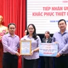 Thành phố Hồ Chí Minh tiếp nhận hàng trăm tỷ đồng ủng hộ đồng bào bị thiên tai